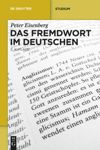 book: Das Fremdwort im Deutschen