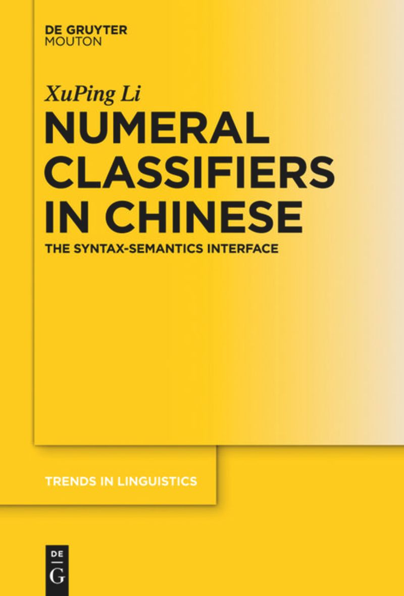 book: Numeral Classifiers in Chinese