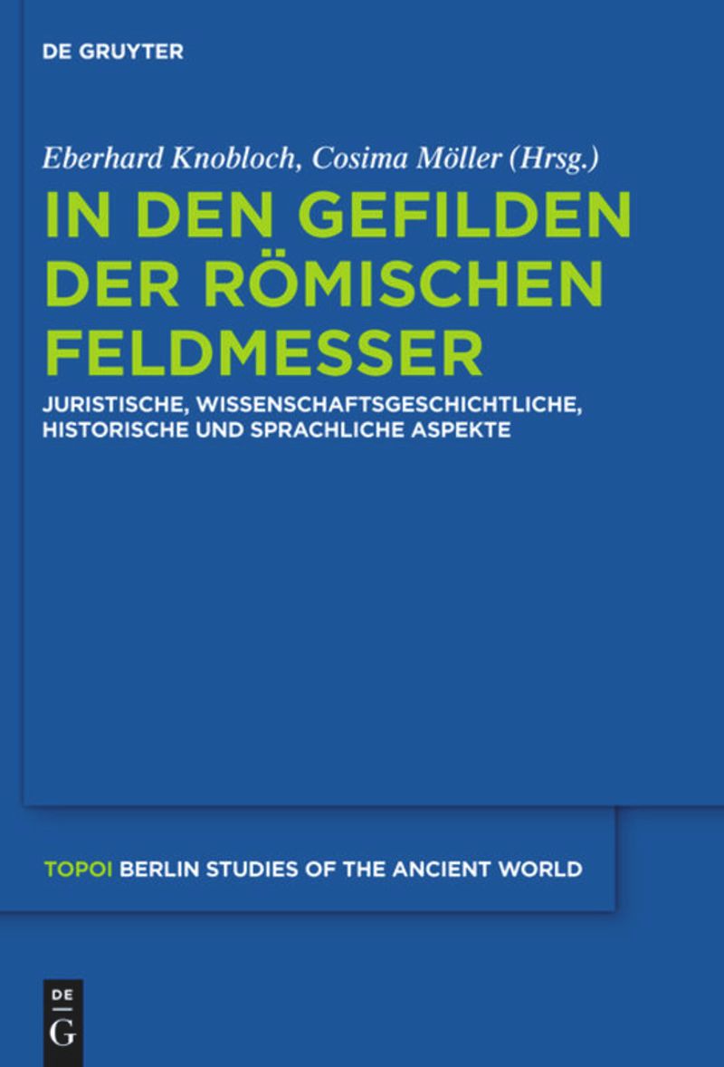 book: In den Gefilden der römischen Feldmesser