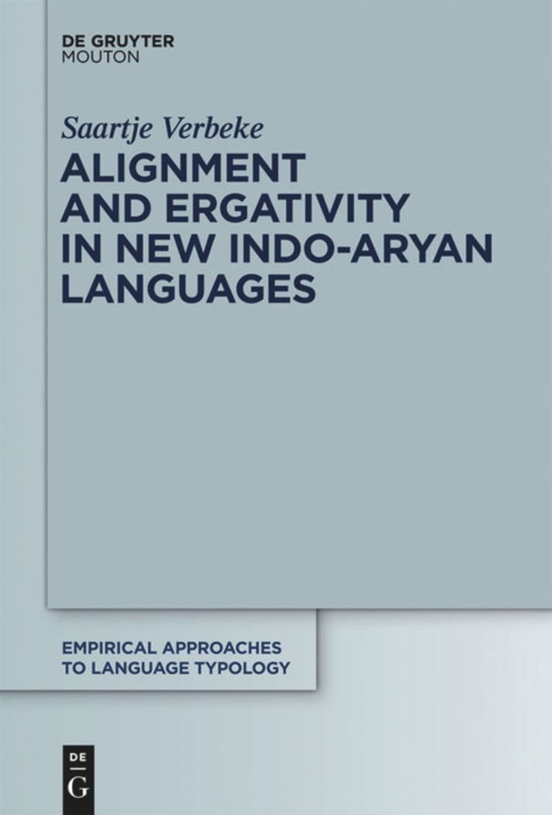 book: Alignment and Ergativity in New Indo-Aryan Languages