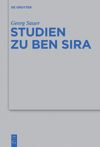 book: Studien zu Ben Sira