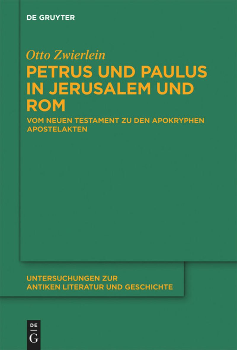 book: Petrus und Paulus in Jerusalem und Rom