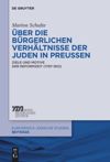book: Über die bürgerlichen Verhältnisse der Juden in Preußen