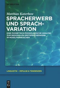 book: Spracherwerb und Sprachvariation