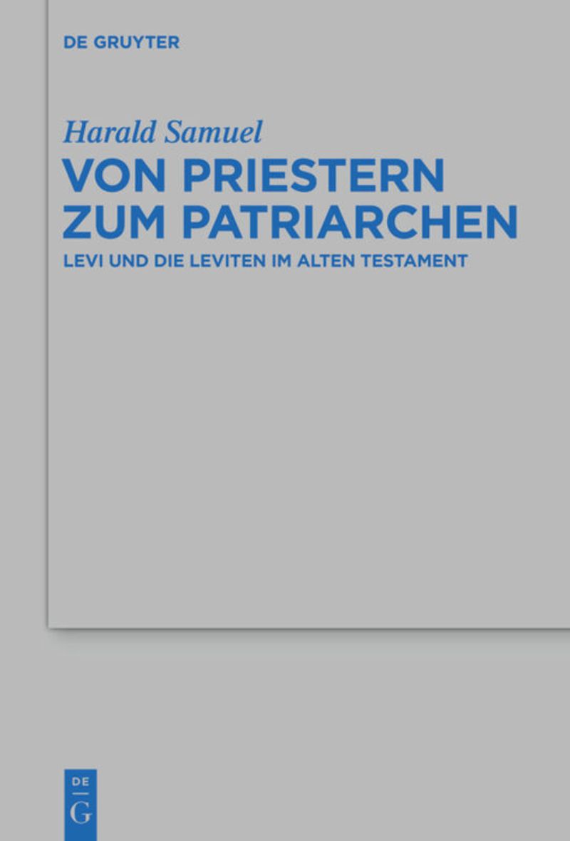 book: Von Priestern zum Patriarchen