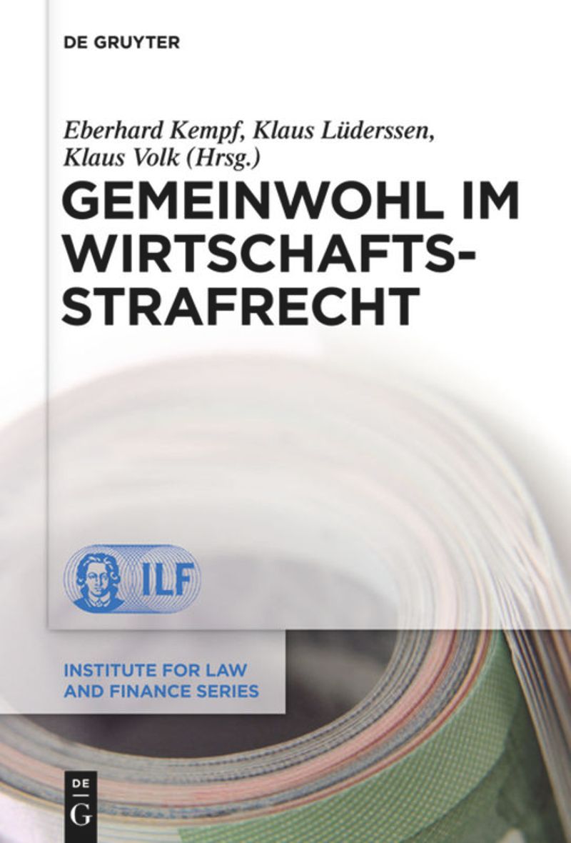 book: Gemeinwohl im Wirtschaftsstrafrecht