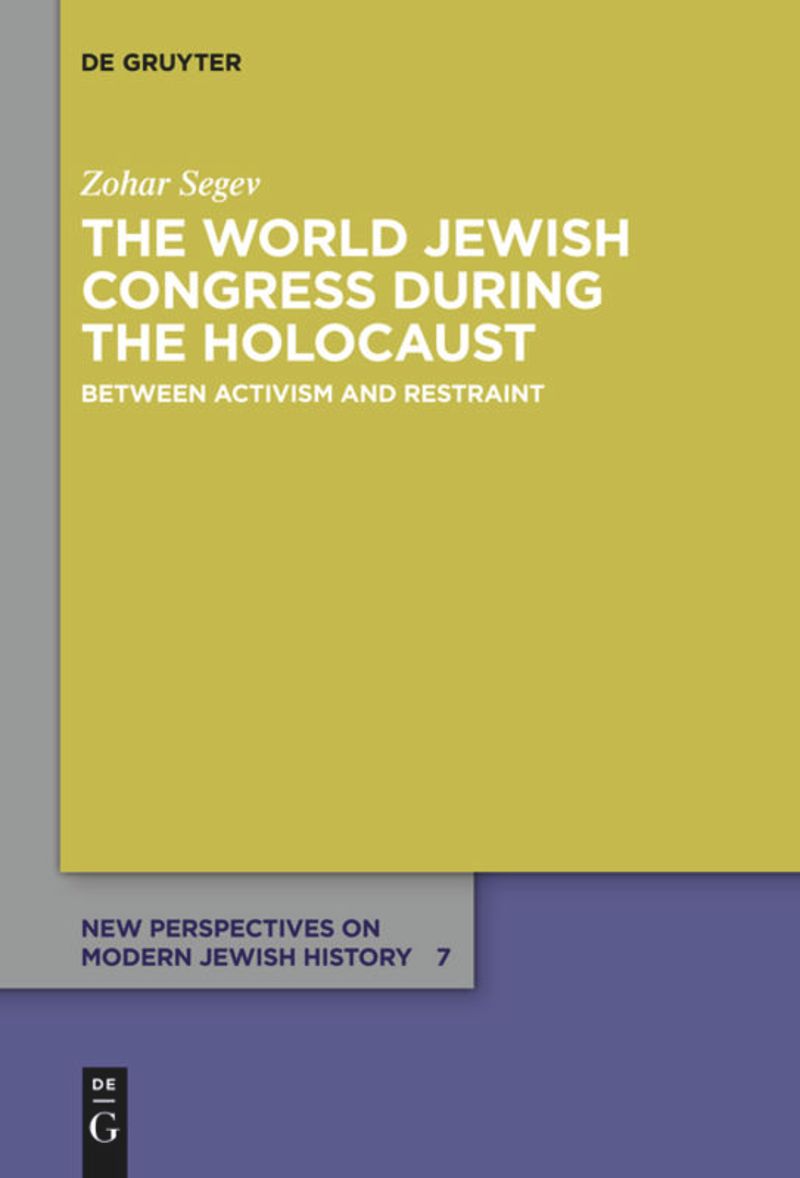 book: The World Jewish Congress during the Holocaust