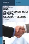 book: BGB Allgemeiner Teil: Rechtsgeschäftslehre