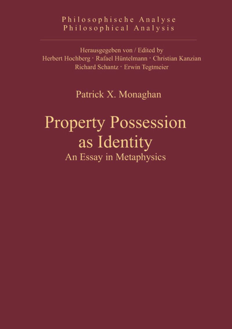 book: Property Possession as Identity