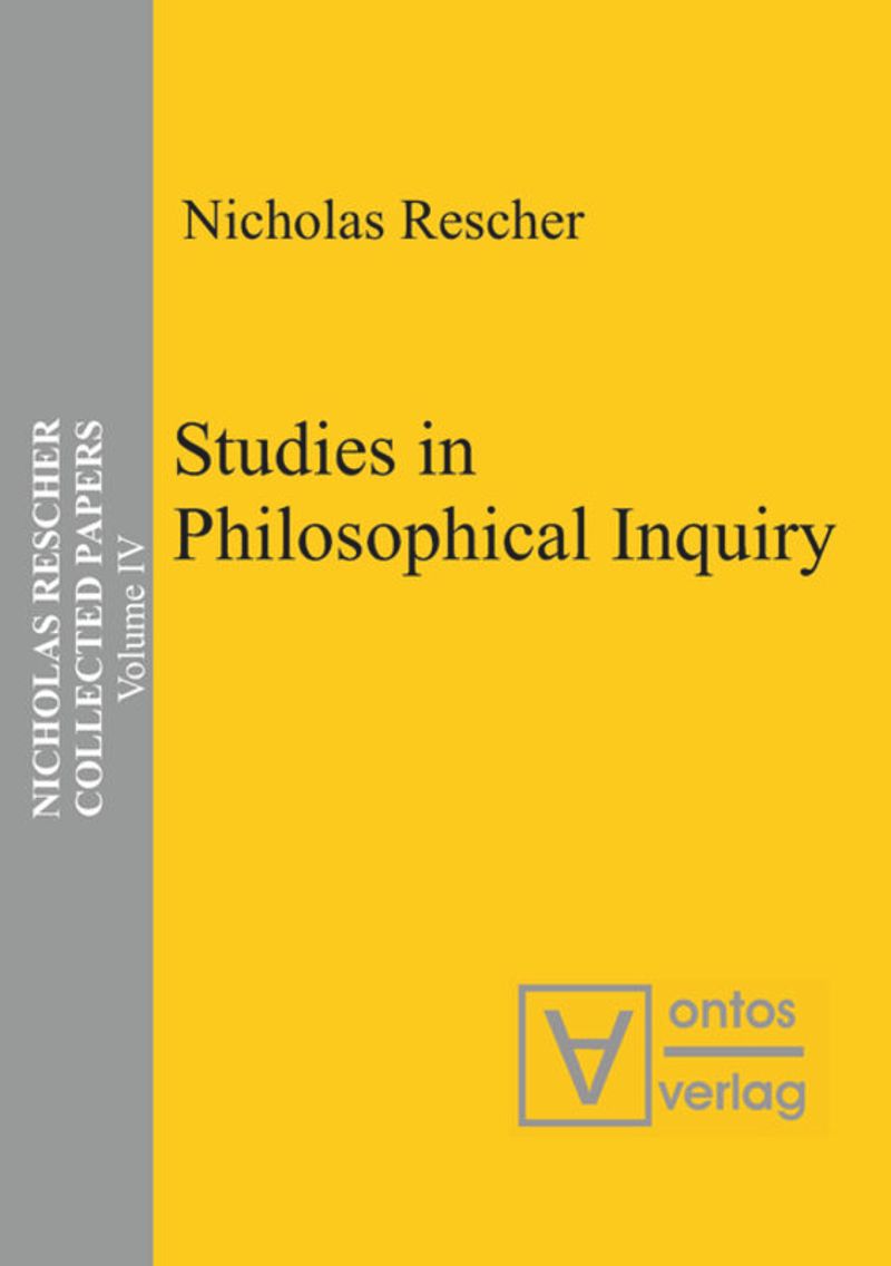 book: Volume 4 Studies in Philosophical Inquiry
