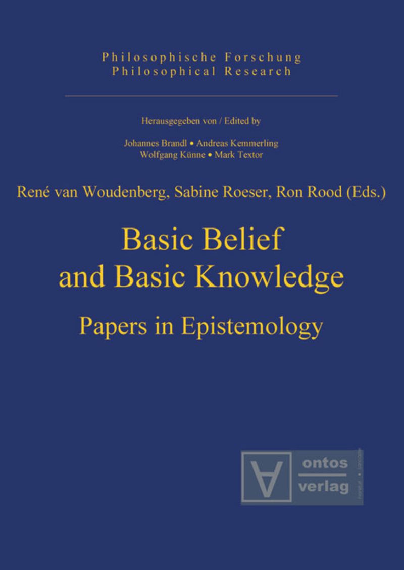 book: Basic Belief and Basic Knowledge