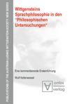 book: Wittgensteins Sprachphilosophie in den "Philosophischen Untersuchungen"
