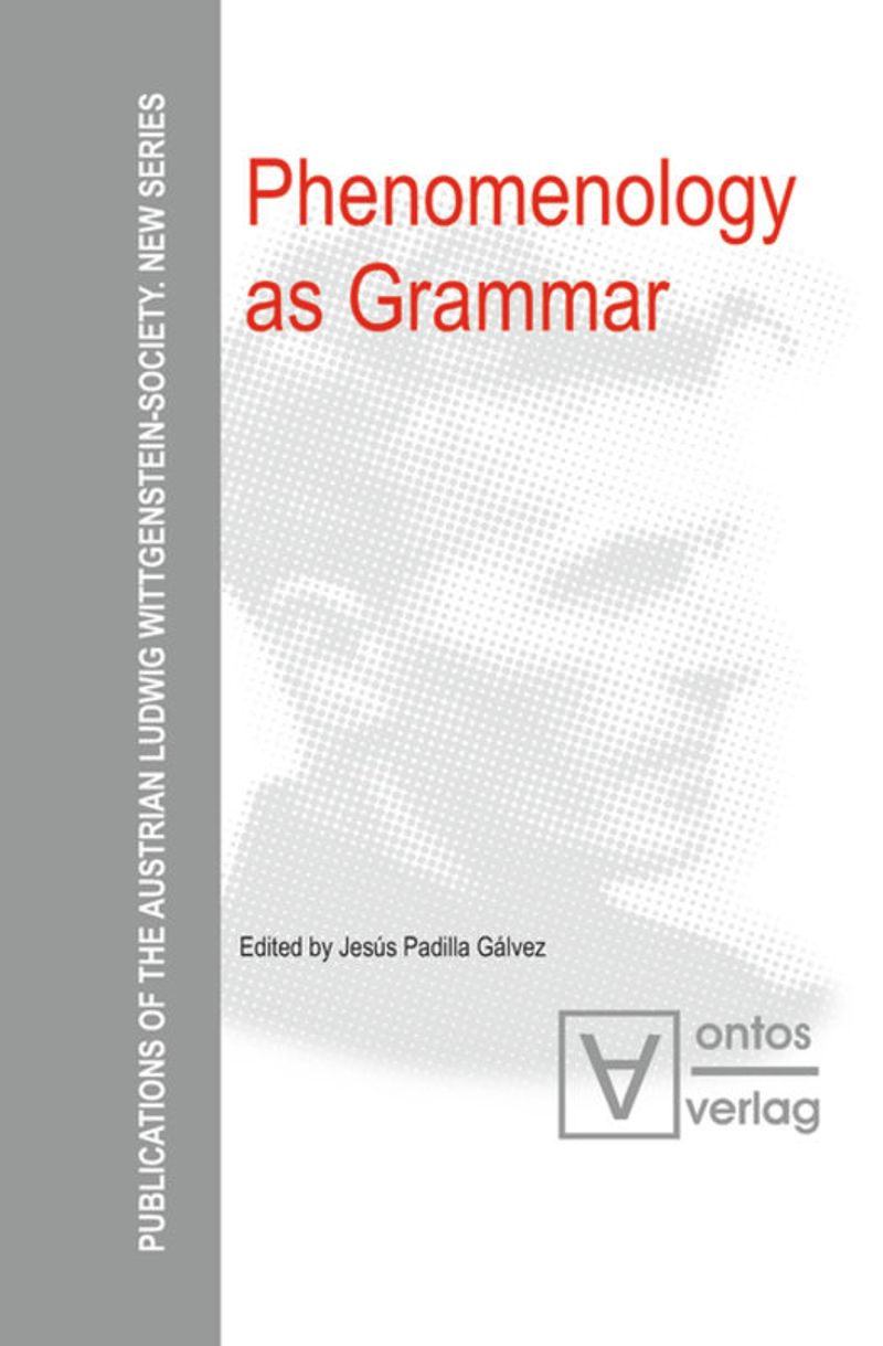 book: Phenomenology as Grammar