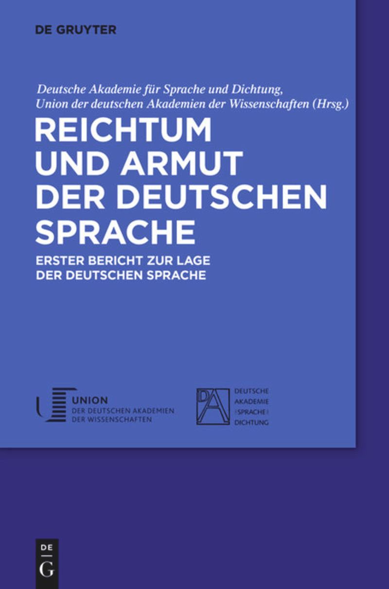 book: Reichtum und Armut der deutschen Sprache