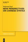 book: New Perspectives on Chinese Syntax