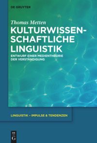 book: Kulturwissenschaftliche Linguistik