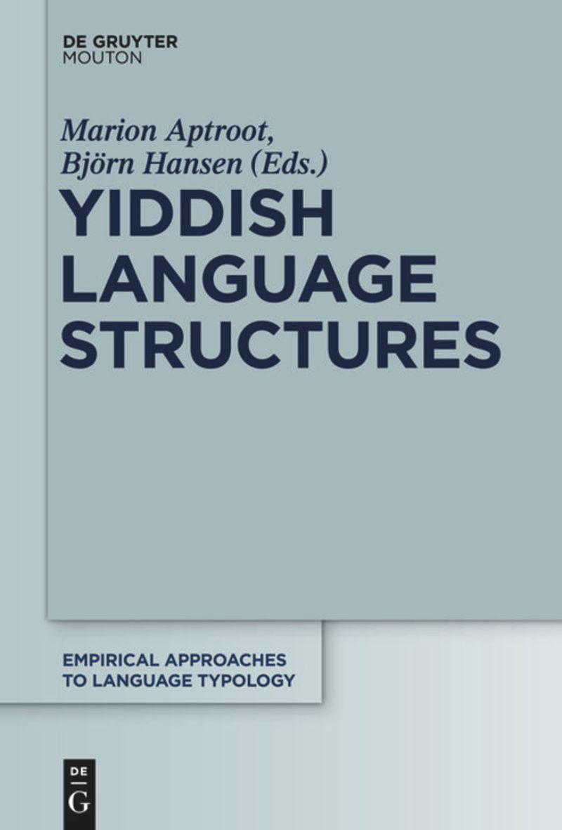 book: Yiddish Language Structures