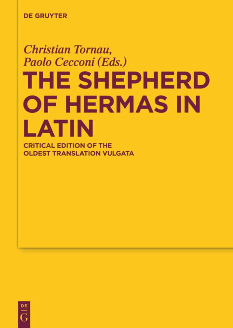 book: The Shepherd of Hermas in Latin