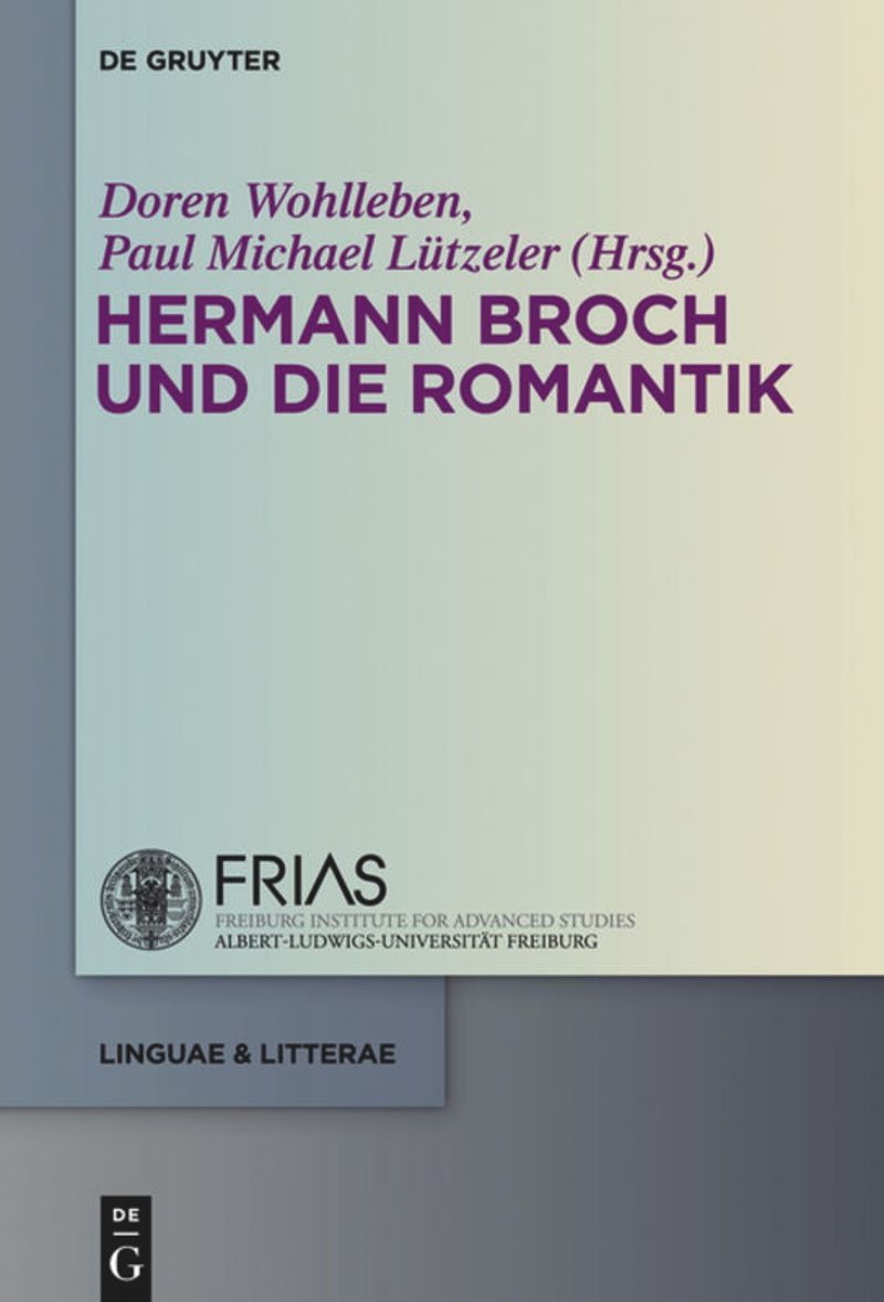 book: Hermann Broch und die Romantik