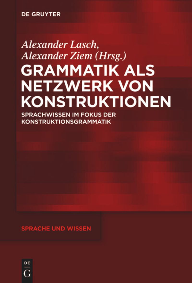 book: Grammatik als Netzwerk von Konstruktionen