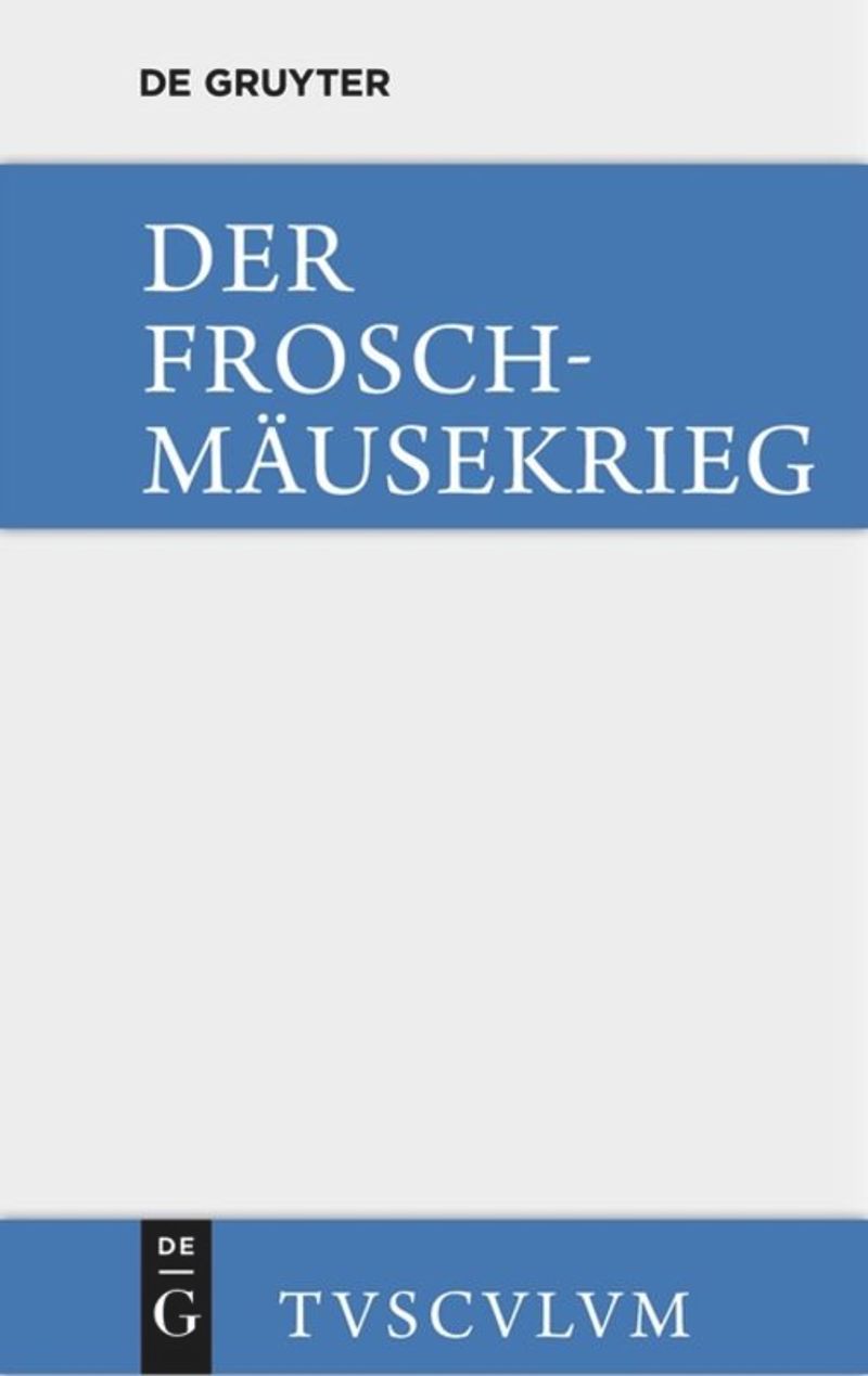 book: Der Froschmäusekrieg / Batrachomyomachia