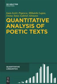 book: Quantitative Analysis of Poetic Texts