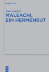 book: Maleachi, ein Hermeneut
