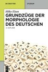 book: Grundzüge der Morphologie des Deutschen