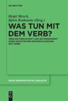 book: Was tun mit dem Verb?