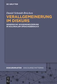 book: Verallgemeinerung im Diskurs