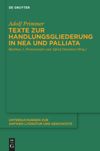 book: Texte zur Handlungsgliederung in Nea und Palliata