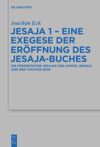 book: Jesaja 1 - Eine Exegese der Eröffnung des Jesaja-Buches