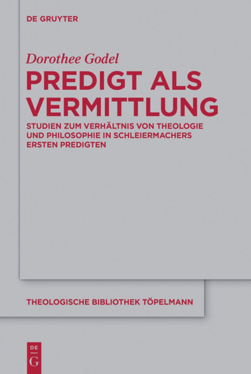 book: Predigt als Vermittlung