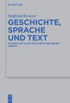 book: Geschichte, Sprache und Text