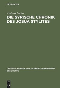 book: Die syrische Chronik des Josua Stylites