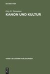 book: Kanon und Kultur