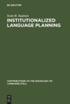 book: Institutionalized Language Planning