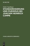 book: Standardisierung und Purismus bei Joachim Heinrich Campe