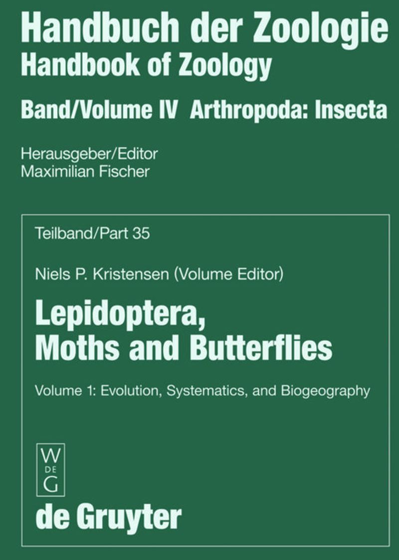book: Teilband/Part 35 Volume 1: Evolution, Systematics, and Biogeography