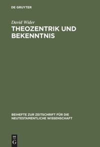 book: Theozentrik und Bekenntnis