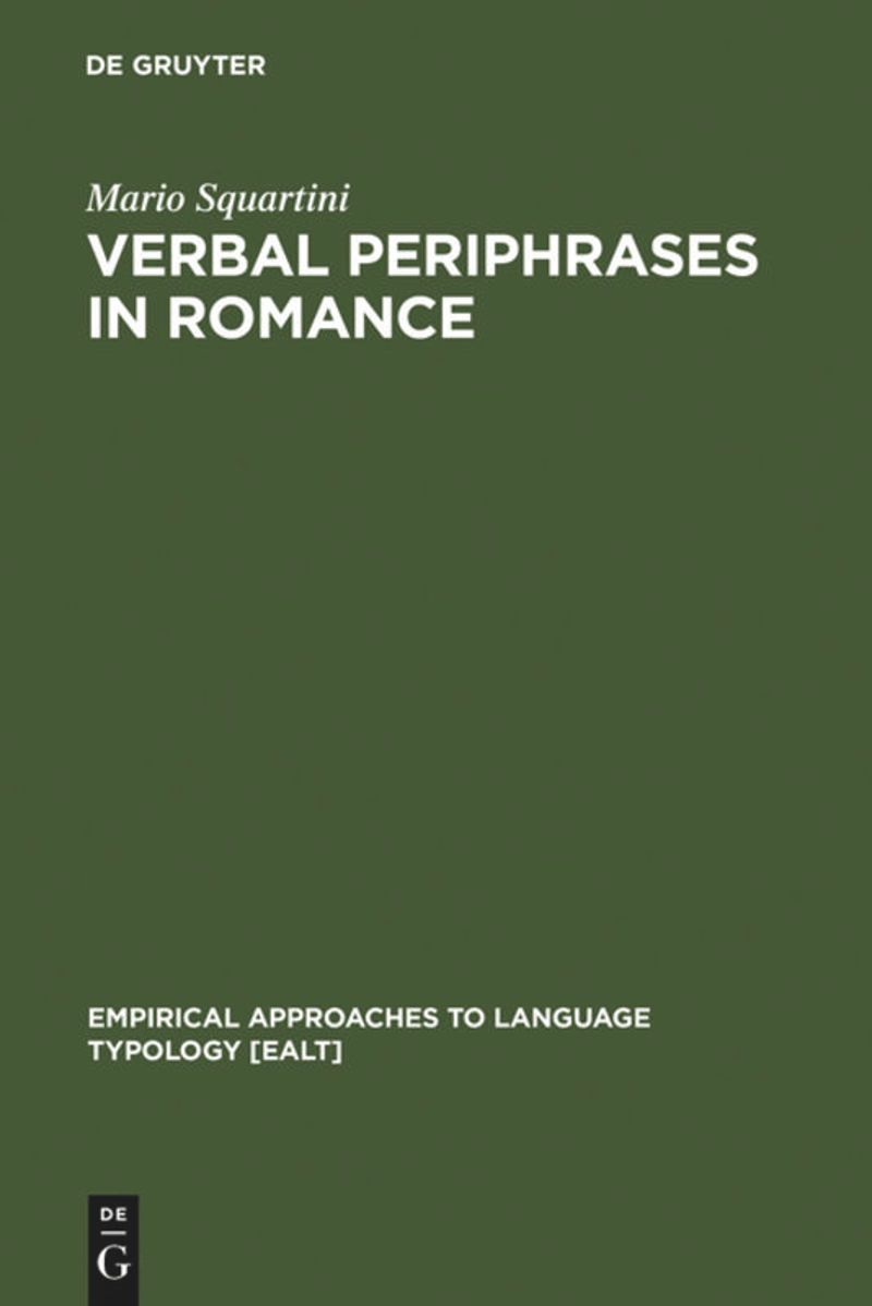 book: Verbal Periphrases in Romance