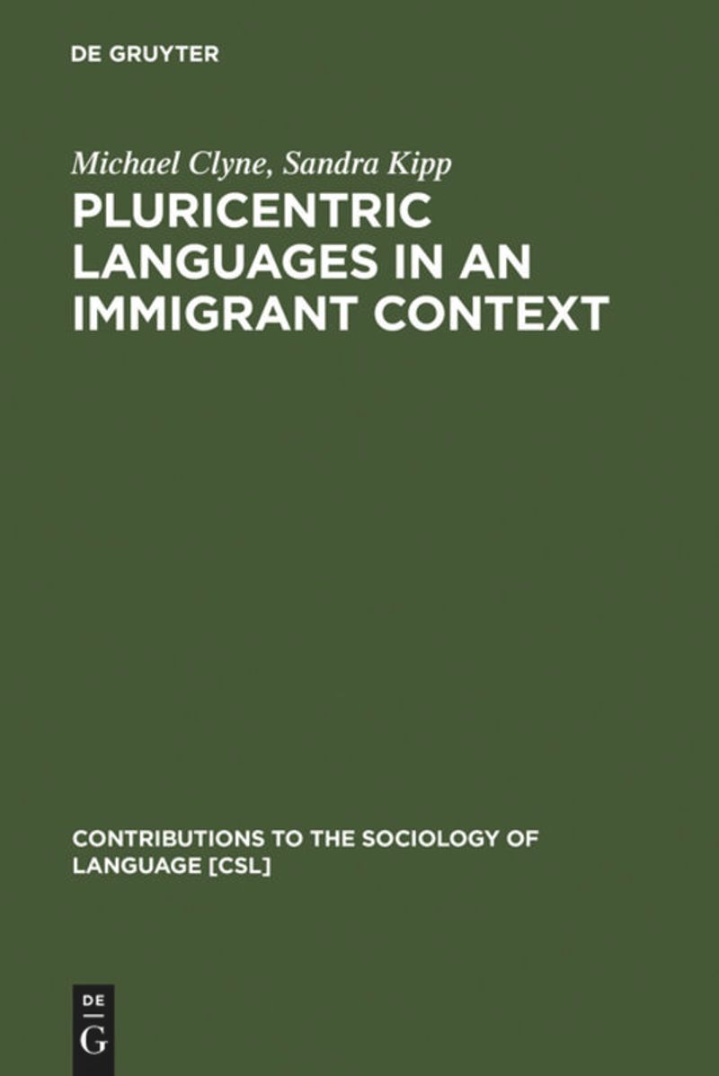 book: Pluricentric Languages in an Immigrant Context