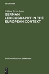 book: German Lexicography in the European Context
