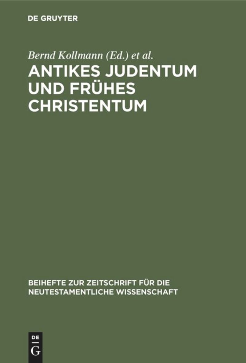 book: Antikes Judentum und Frühes Christentum