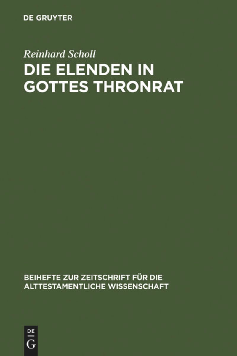 book: Die Elenden in Gottes Thronrat