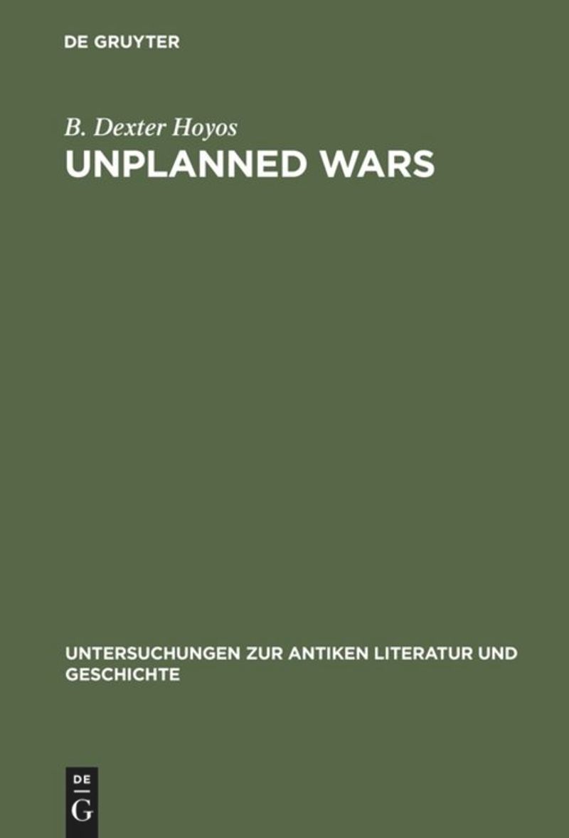 book: Unplanned Wars