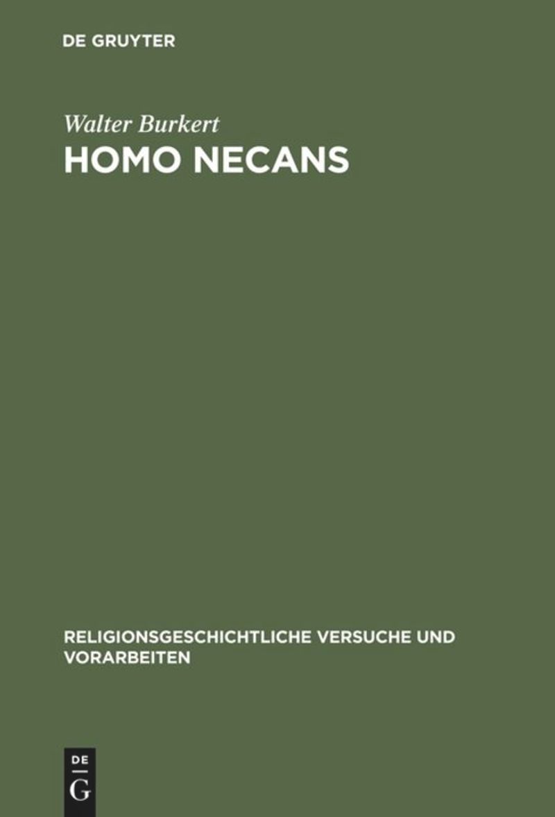book: Homo Necans