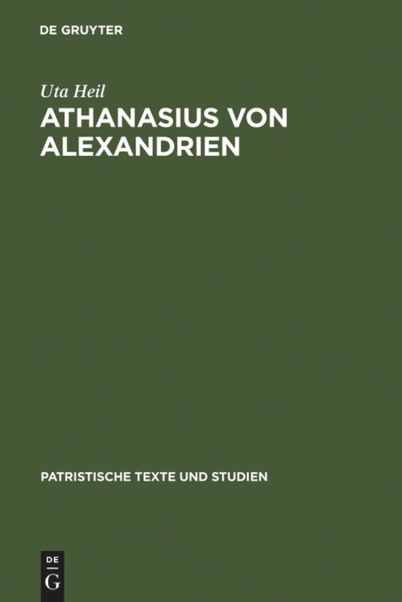 book: Athanasius von Alexandrien