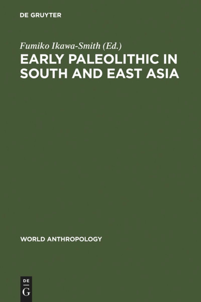 book: Early Paleolithic in South and East Asia