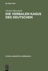 book: Die verbalen Kasus des Deutschen